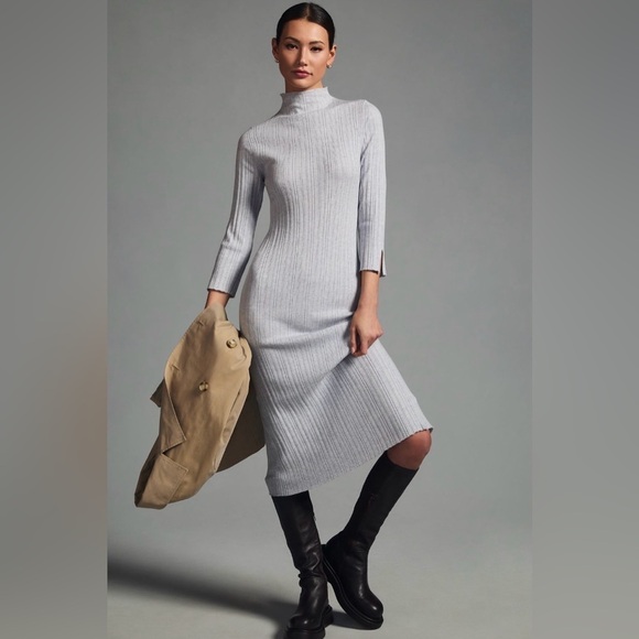 Anthropologie Dresses & Skirts - NWT Anthropologie Daily Practice Textured Column Sweater Dress, Size Large